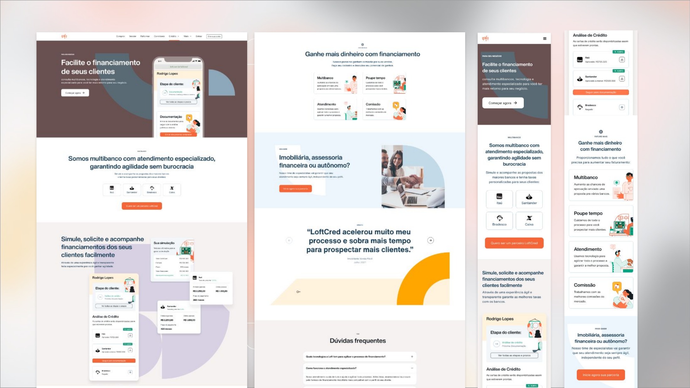 Project screen